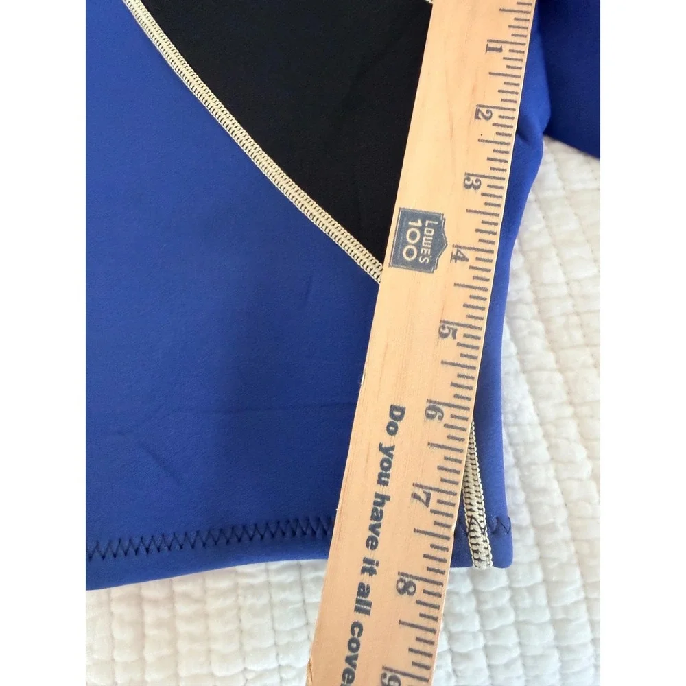 Hang Ten Kids Shorty Wetsuit Blue Black Neoprene Short Sleeve Surfing Size 2